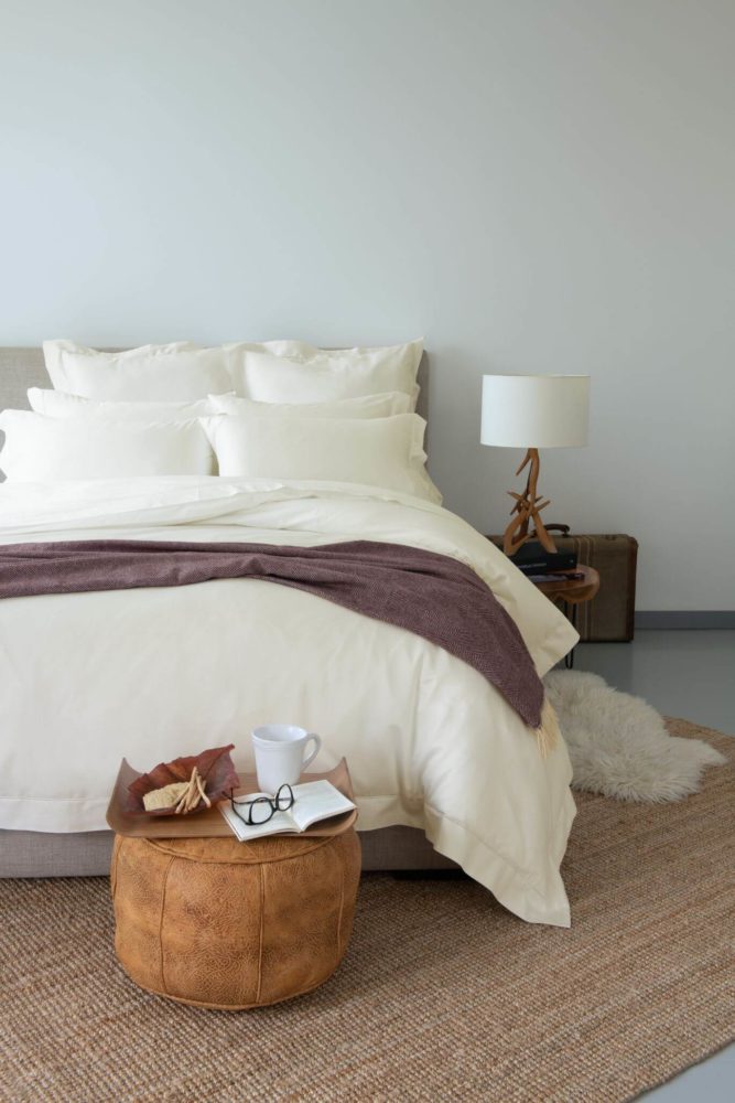 Solid_Ivory_bed sheets